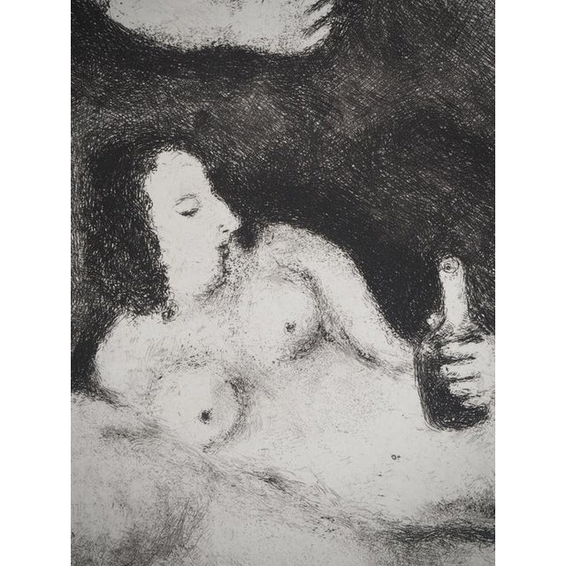 Marc Chagall, Lot and His Daughters, Original Engraving For Sale - Image 5 of 6
