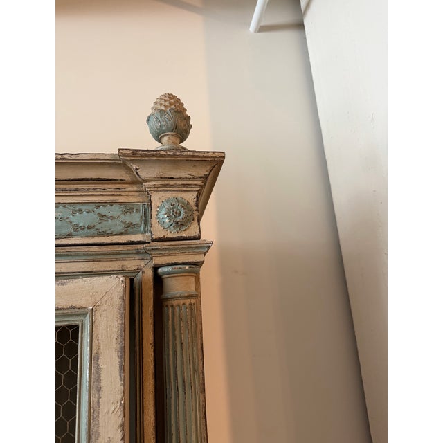 1920s Gorgeous French Provincial Etagere Cabinet For Sale In Chicago - Image 6 of 8