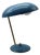 Blue Metal and Brass Table Lamp, Italy, 1950s For Sale