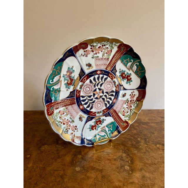 Japanese Imari Chargers, 1920s, Set of 2 For Sale - Image 3 of 8