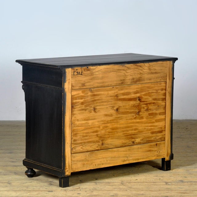 Black Chest of Drawers, 1900 For Sale - Image 14 of 15