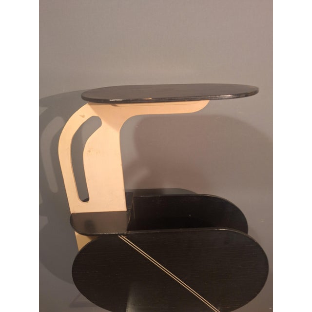 Wood Dutch Art Deco Wooden Side Table by Jedebe, 1930s For Sale - Image 7 of 9