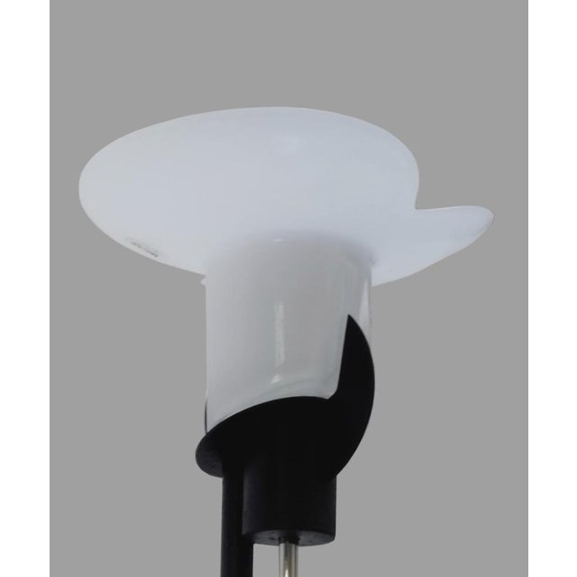 Venini Italian Opaline Glass Floor Lamp by Venini for Veluce, 1980s For Sale - Image 4 of 11