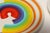 Set of Eight Italian Porcelain Salad and Dinner "Rainbow" Plates by Mancer For Sale - Image 15 of 16