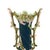 Antique Art Nouveau Rococo Blue Vase, 1890s For Sale - Image 11 of 16