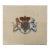 Vintage British Royal Coat of Arms Needlework Lion and Unicorn Heraldic Wall Art For Sale