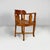 Italian Art Nouveau Wood and Straw Tub Chair, 1930s For Sale - Image 4 of 18