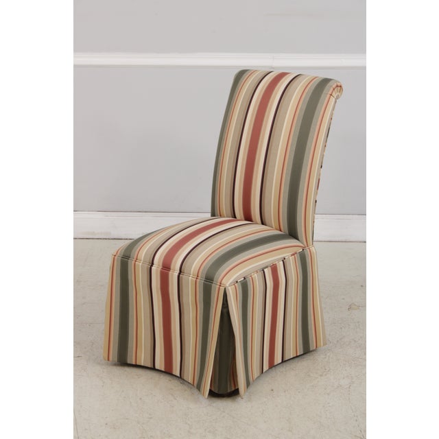 Pair of Ethan Allen Slipper Dining Chairs For Sale In Philadelphia - Image 6 of 14