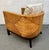 Wood Braxton Culler Geometric Woven Wicker Lounge Chair For Sale - Image 7 of 10