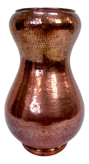 Large Amphora Vase in Embossed Copper by Egidio Casagrande, 1950s