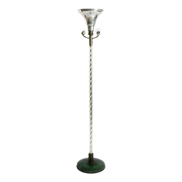 Murano Glass Floor Lamp, 1960 For Sale