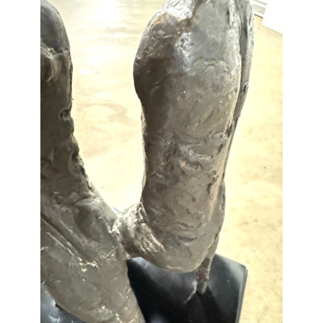 Bronze Pino Conte Women Confidence Bronze Sculpture For Sale - Image 8 of 17