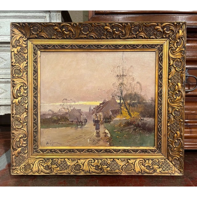 19th Century French Village Scene by Eugène Galien-Laloue, E. Lefevre For Sale - Image 13 of 13