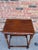 This English barley twist side table with scalloped top is perfect for any room that needs a unique antique piece in it....