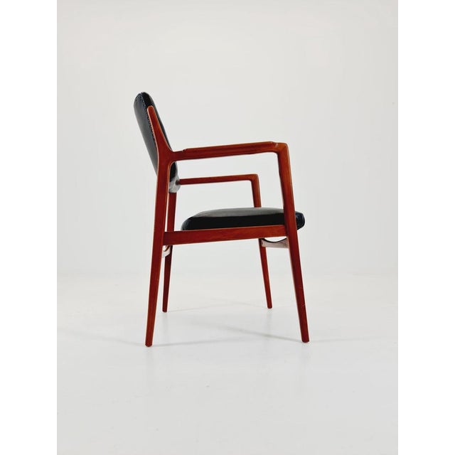 Brown Mid-Century Danish Teak Armchair, 1960s For Sale - Image 8 of 17