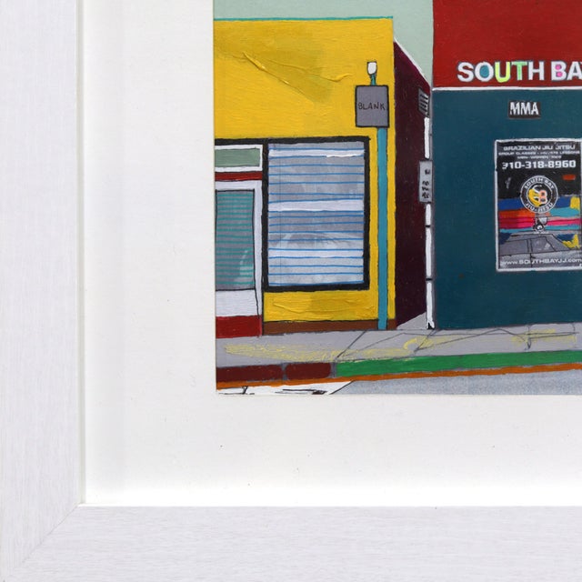 South Bay Jiu Jitsu - Original Contemporary Urban Mixed Media Painting on Paper by Fabio Coruzzi For Sale In Los Angeles - Image 6 of 9