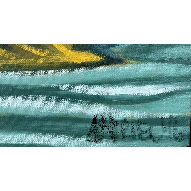 Green "Lohengrin" the Swan Knight of the Holy Grail by Gabriel Karagianis For Sale - Image 8 of 10