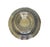 This Barker Ellis Menorah features a stamped silver plate bowl measuring 13 inches in top diameter, 6.5 inches at the...
