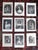 Black Antique 19th Century. Engravings of 1800's Young Women - Set of 9 For Sale - Image 8 of 8