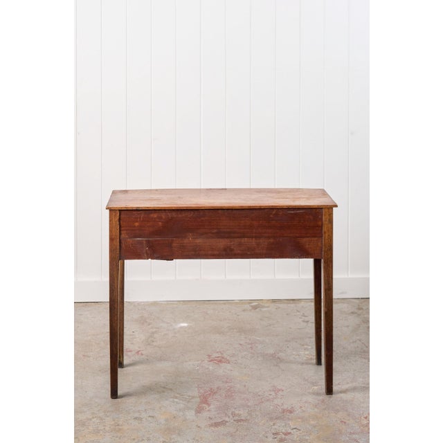 19th Century Three Drawer Mahogany Bowfront Dressing Table For Sale - Image 13 of 13