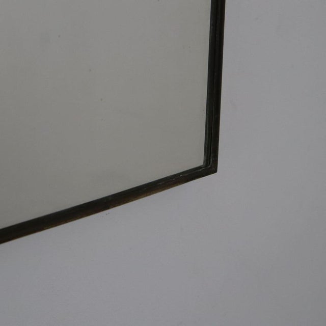 Mid-Century Modern Brass Mirror by Gio Ponti, Italy, 1950s For Sale - Image 5 of 8