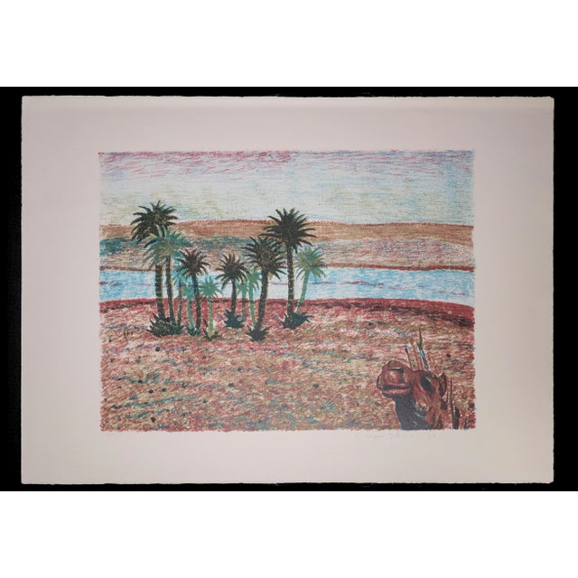 Hand Signed. Edition of 25 pieces in Roman Numbers. Very good conditions. This piece is attributed to the mentioned...