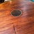 Art Deco Style Mahogany Pedestal Dining Table, 59 Inches For Sale - Image 10 of 12