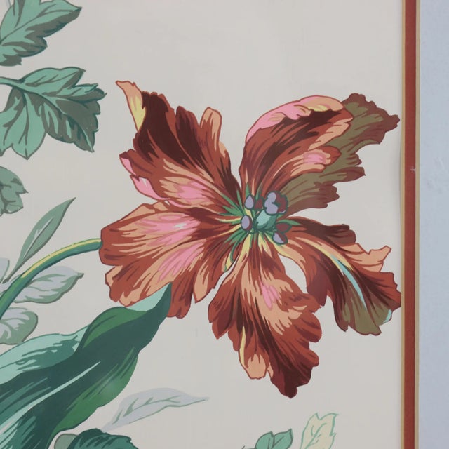 Hand-Painted Watercolor Flower Specimen Painting For Sale - Image 4 of 9