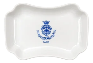 Vintage Ritz Paris Hotel White Porcelain Ashtray Soap Dish