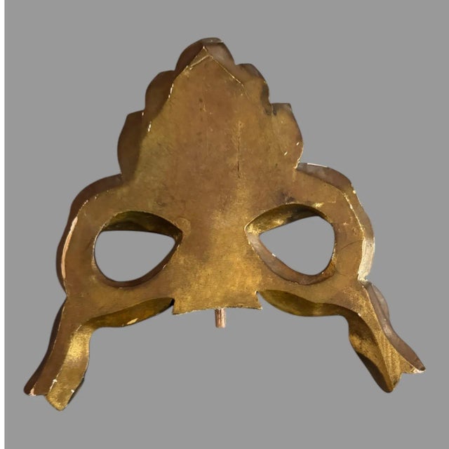 Vintage Ornate Giltwood Decorated Wall Hanging Sweden Clock For Sale - Image 4 of 12