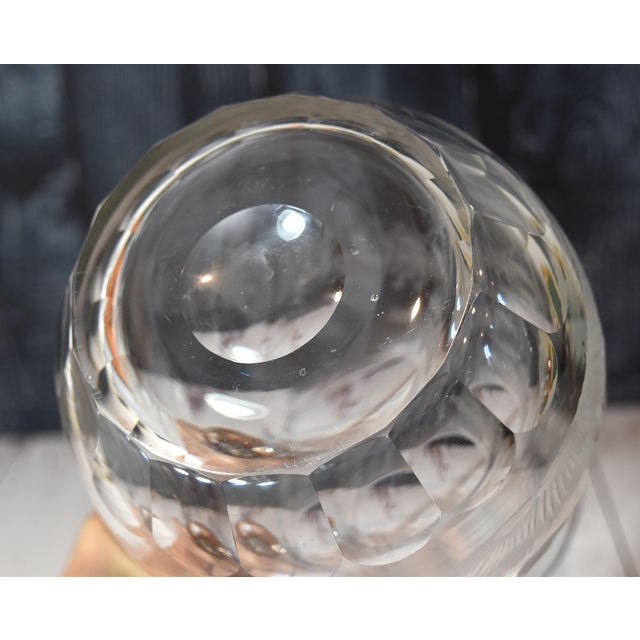 Mid 20th Century Kenyan-African by Queen Lace Large Rino Crystal Pitcher 62 Oz Safari Lover For Sale - Image 11 of 14