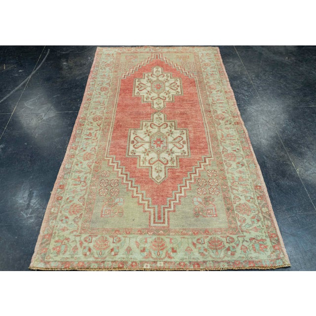 Turkish Vintage Rug 3'10" x 7'1" #20820 Explore a curated collection of hallway runners, wool rugs, and handmade...