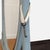 Gray Antique Painted Oak Bow-Front Dresser With Oval Mirror & Skeleton Key For Sale - Image 8 of 10