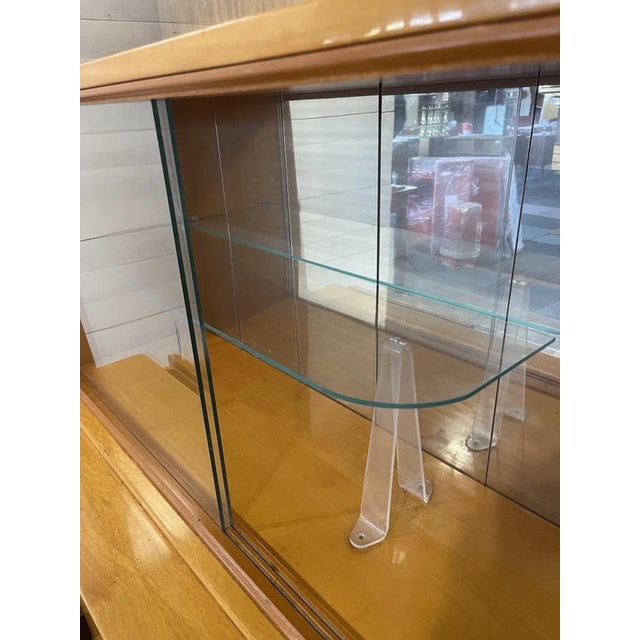 1960s Vintage Display Bar Cabinet with Secretaire from Novy Domov, 1968 For Sale - Image 5 of 10