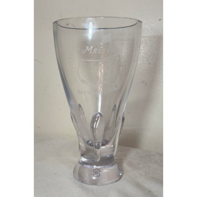 Original Tiffany's Crystal Agusta National Master's Day's Low Score Golf Trophy For Sale - Image 13 of 15