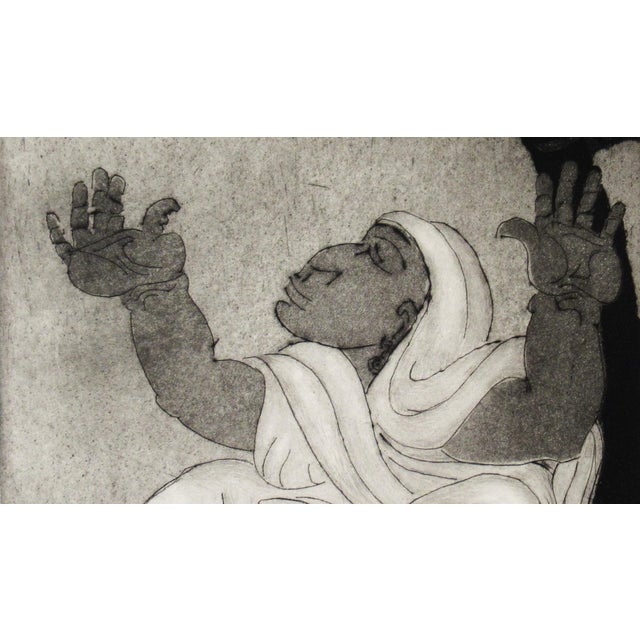 Printmaking Materials Ben Zion Weinman, "And Deborah, A Prophet" From the suite "Judges and Kings", 1963 For Sale - Image 7 of 11