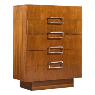 Adrian Pearsall for Craft Associates Mid Century Highboy Dresser For Sale