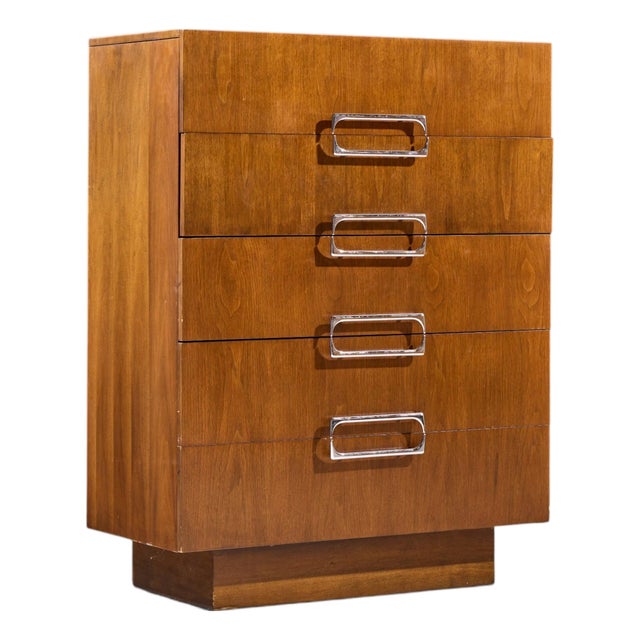 Adrian Pearsall for Craft Associates Mid Century Highboy Dresser For Sale