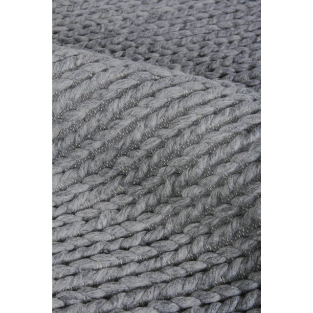 Not Yet Made - Made To Order Reading Dark Gray Flatweave Polyester/Cotton Area Rug - 12'x15' For Sale - Image 5 of 8