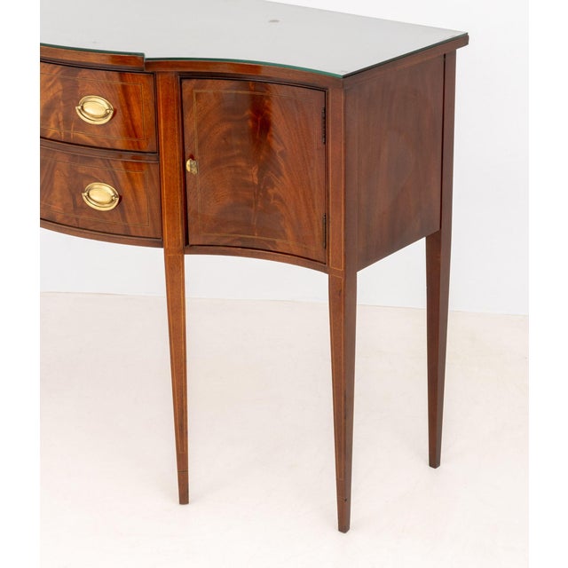 Wood Hickory Chair Company Flame Mahogany Sideboard For Sale - Image 7 of 9
