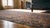 Outstanding Blue and Red Color With Medallion and Florid Design Antique Kirman Rug For Sale - Image 9 of 10