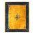 1920s Antique Chinese Minimalist Floral Art Deco Room Size Wool Blue Yellow Rug For Sale