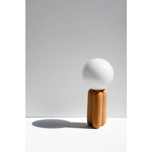 Gold Half Sphere Lamp by Lisa Allegra For Sale - Image 8 of 11