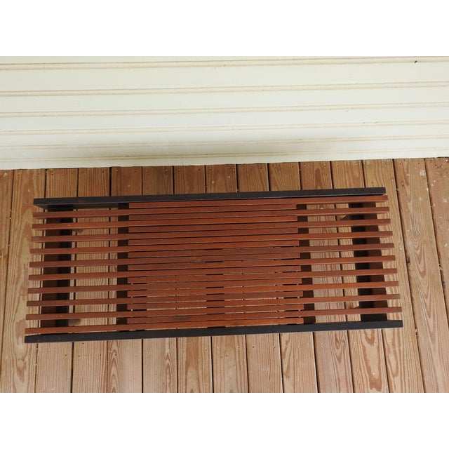 Mid Century Maruni Expandable Slat Coffee Table or Bench ...