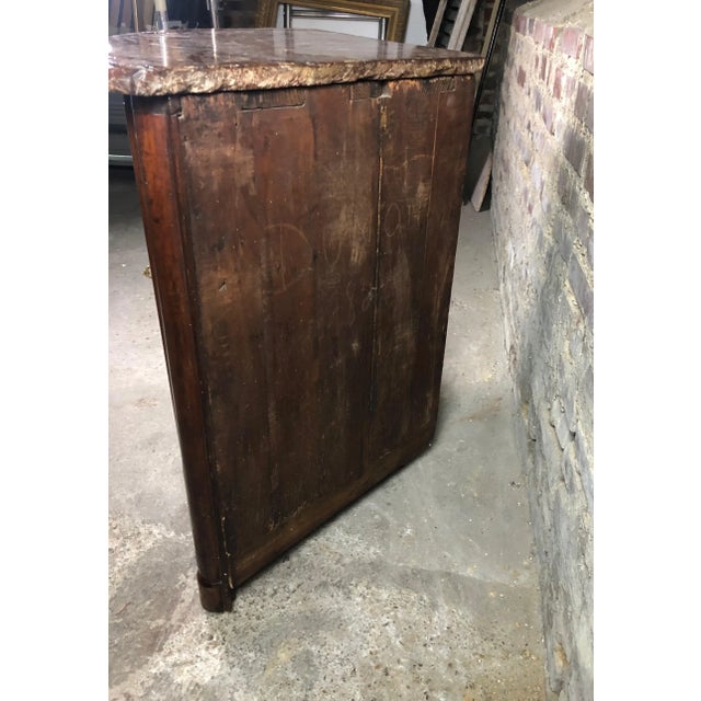 Louis XV Curved Buffet in Marquetry from J.B GALET For Sale - Image 11 of 14