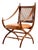 Walnut Armchair with Bamboo-Like Design, 1960s For Sale