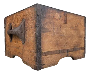 Japanese Itomasu Wooden Measuring Container, 1890s