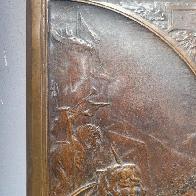 Large Early 20th Century Bronze Allegory in Relief from Georges Dupré For Sale - Image 10 of 18