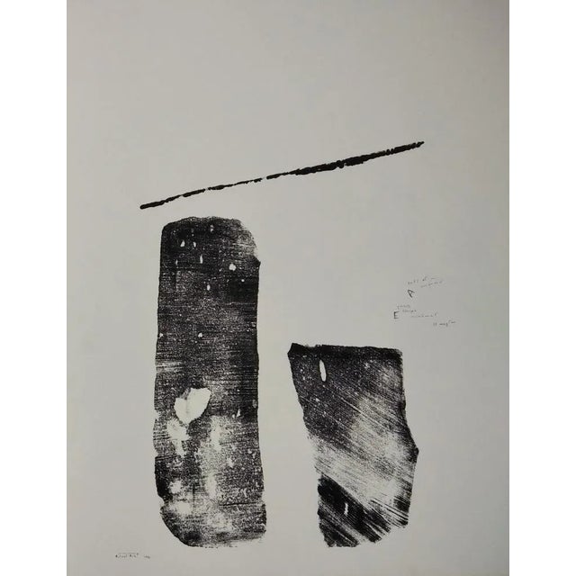 Rafael Ruz, Composition, 1986, Mixed Media on Paper For Sale - Image 6 of 6