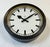 Industrial Black Factory Wall Clock from Siemens, 1950s For Sale - Image 6 of 17